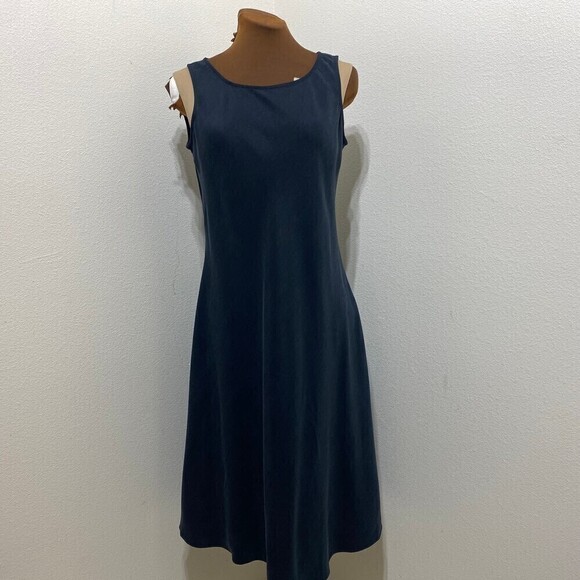 Pendleton Black Midi Dress Size 8 Petite - Picture 1 of 9